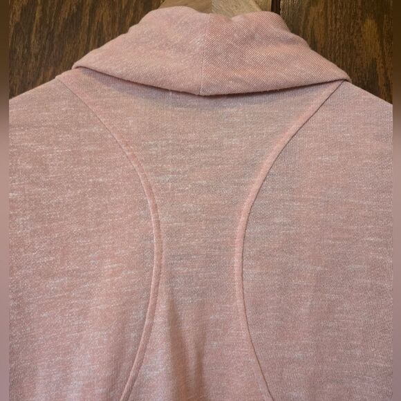 Chico's Cloud Walk Soft Pink Draped Cardigan With Zip SMALL - Picture 7 of 10